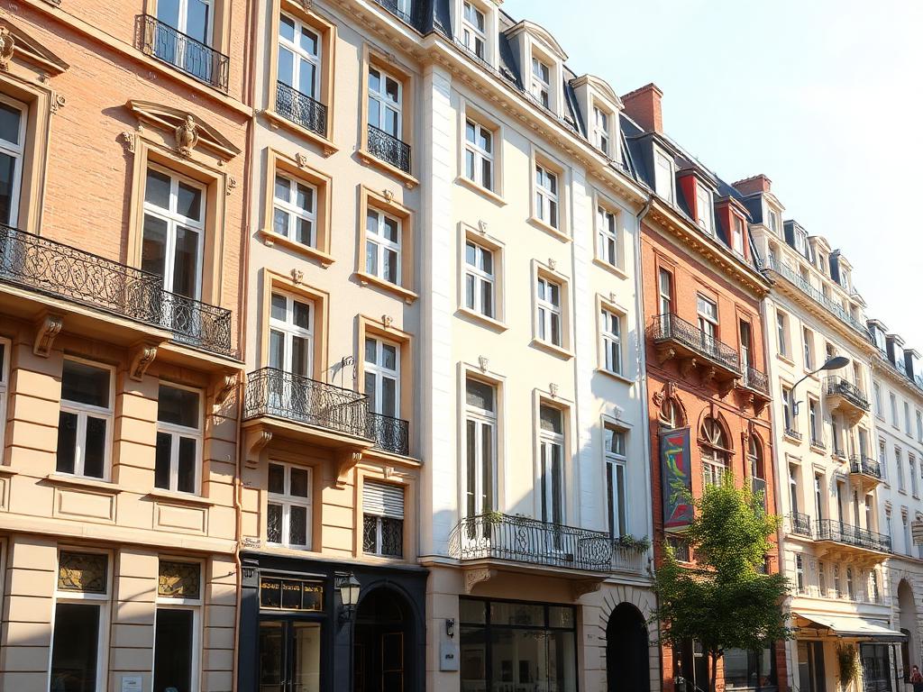 Façade d’immeuble de rapport en ville