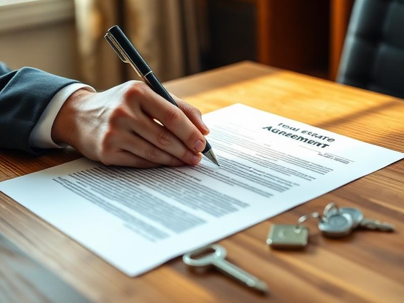 Signature d’un compromis de vente immobilier